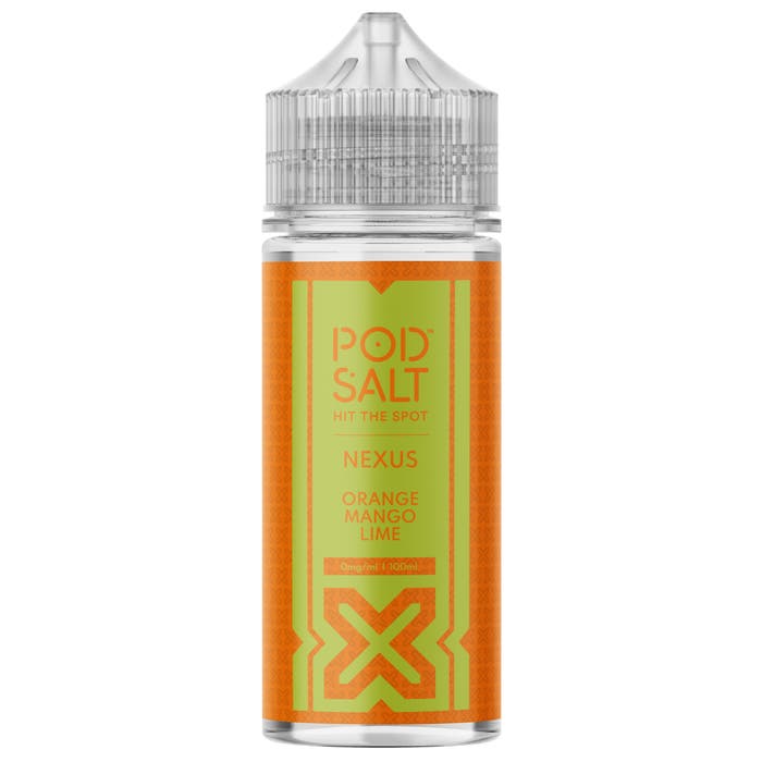 Pod Salt Nexus Orange Mango Lime 100ml Shortfill E-Liquid
