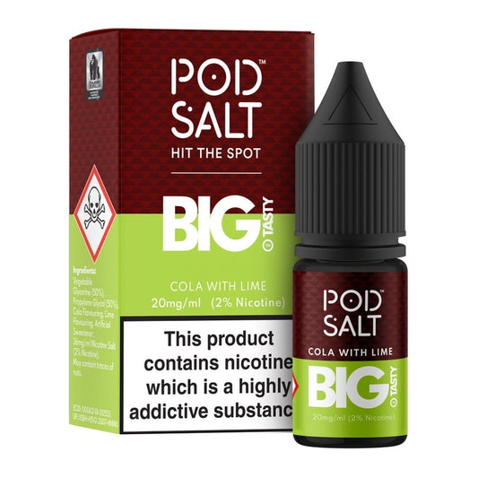 Pod Salt Cola with Lime 10ml Nicotine Salt E-Liquid Fusion 11mg