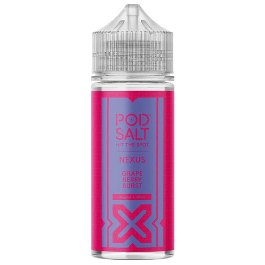 Pod Salt Nexus Grape Berry Burst 100ml Shortfill E-Liquid