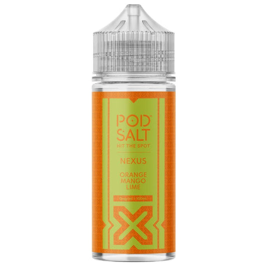 Pod Salt Nexus Orange Mango Lime 100ml Shortfill E-Liquid