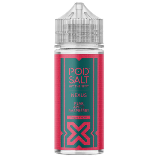 Pod Salt Nexus Pear Apple Raspberry 100ml Shortfill E-Liquid