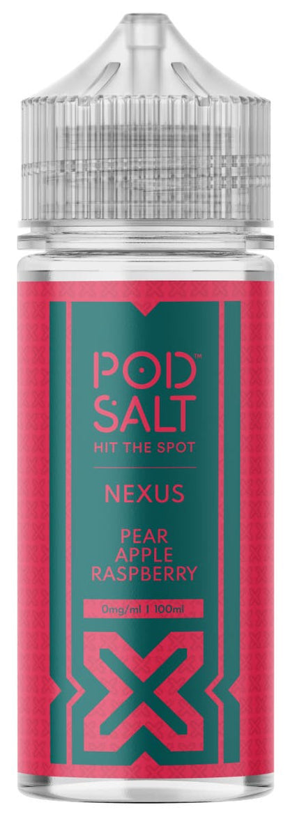 Pod Salt Nexus Pear Apple Raspberry 100ml Shortfill E-Liquid