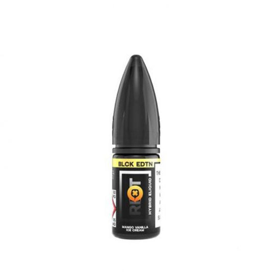 Riot Squad BLCK EDTN Mango Vanilla Ice Cream Nic Salt E-Liquid