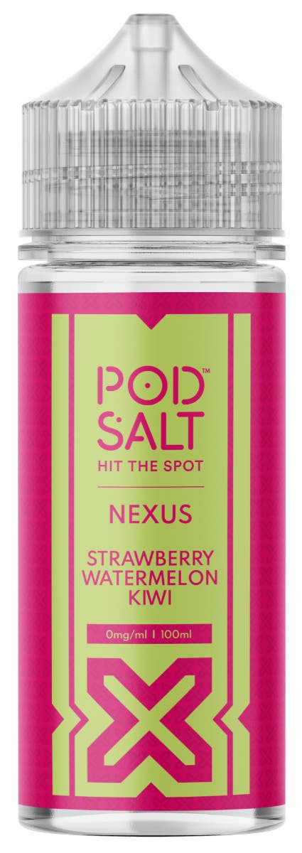 Pod Salt Nexus Strawberry Watermelon Kiwi 100ml Shortfill E-Liquid