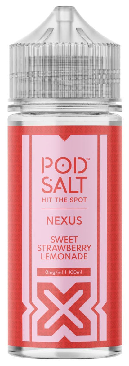 Pod Salt Nexus Sweet Strawberry Lemonade 100ml Shortfill E-Liquid