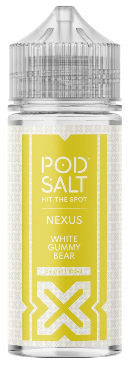 Pod Salt Nexus White Gummy Bear 100ml Shortfill E-Liquid